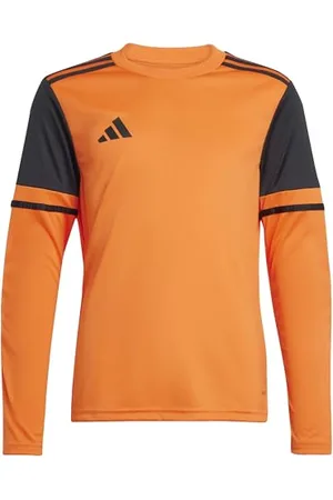 adidas Mixte Enfant SQUADRA25 Goalkeeper Jersey Long Sleeve Kids, Semi Impact Orange/Black, 9-10 Years