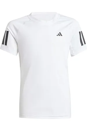 adidas Fille Girls Club Tennis T-Shirt, White, 11-12 Years