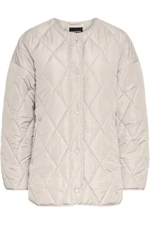 Pieces® Pcstella Veste matelassée Noos, Gris argenté, L Femme