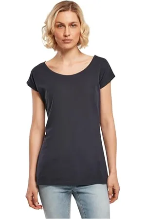 Build Your Brand Femme À Col Large pour T-Shirt, , XL EU