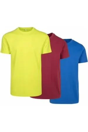 Build Your Brand T- Shirt Round Neck 3-Pack, , Small (Lot de 3) Homme