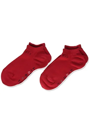 ESPRIT Foot Logo 2-Pack Socquettes Mixte Enfant Coton Biologique Durable Gris Noir Plus De Couleurs Chaussettes Basses Courtes Fines Été Sans Motif Lot De 2 Paires