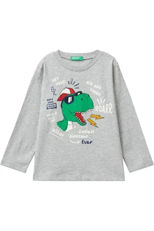 Benetton T-Shirt M/L 3096G10H0, T-Shirt Manches Courtes Garçon,