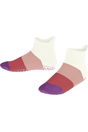 Falke Colour Block K Hp coton picots sur la semelle 1 paire, Chaussettes Chaussons Mixte enfant, Blanc Off-White 2041, 31/34 EU