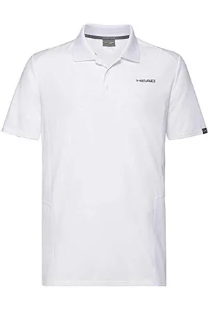 Head Club Tech Polo Shirt B, Polo Mixte Enfant, White, Large