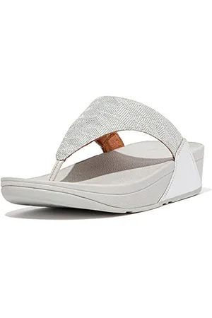 FitFlop Femme Lulu Glitz Toe-Post Sandals cale, , 41 EU