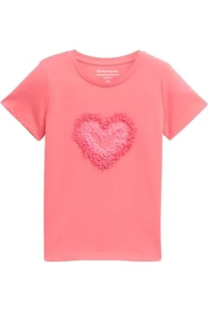 TOM TAILOR 1046240 T-Shirt, 32123-Pink Dream, 92-98 Fille