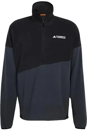 adidas Homme Terrex Multi Climawarm Fleece Anorak, Black/Carbon, XXL