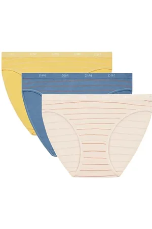 Dim Femme Les Pockets Coton Confortable X3 Culotte, , M EU