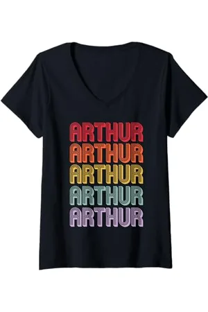 Arthur Apparel Femme Arthur T-Shirt avec Col en V