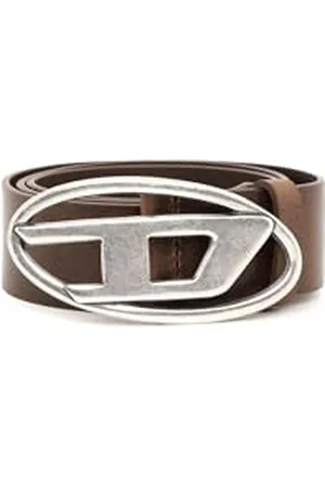 Diesel _OVAL D LOGO B-1DR BE_APPAREL_BELT_Brun_95