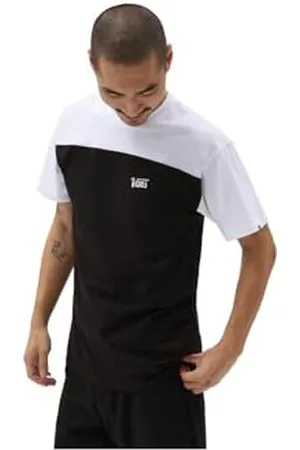 Vans Script Crew Block SS T-Shirt, , S Homme