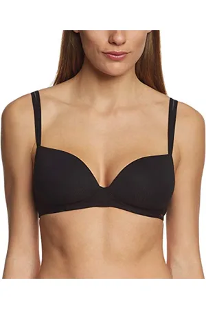 Skiny Damen Schalen BH Ohne Bügel Cotton Essentials Soutien-Gorge sans Armatures, Black, 80B Femme