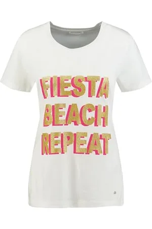 Key Largo KEYLARGO WT Fiesta Round T-Shirt, Blanc (1000), L Femmes