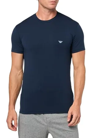 Emporio Armani Tencel Crew Neck T-Shirt, , L Hommes
