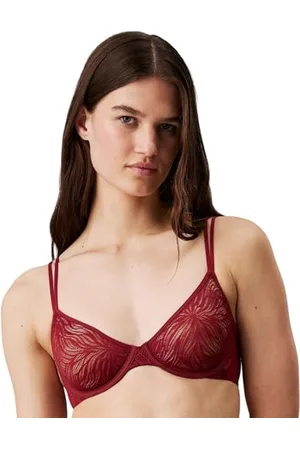 Calvin Klein Femme Unlined Demi 000QF7103E, Red (Syrah), 0B38