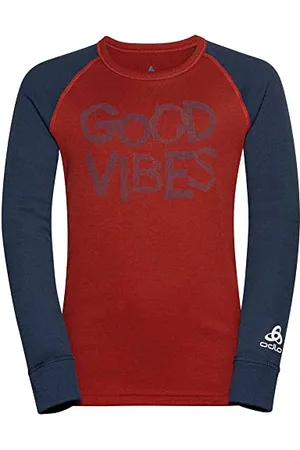 Odlo Enfant Chemise à manches longues fonctionnelle tendance ACTIVE WARM ECO