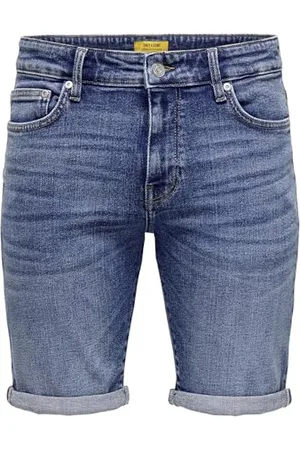 Only & Sons Onsply Dbd 8773 Short Tai DNM Noos, , XL Homme