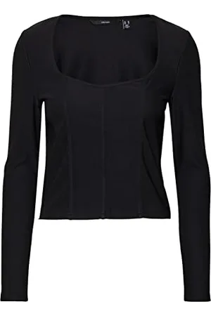 VERO MODA Vmasta Ls Corset Court JRS Haut, , XS Femme