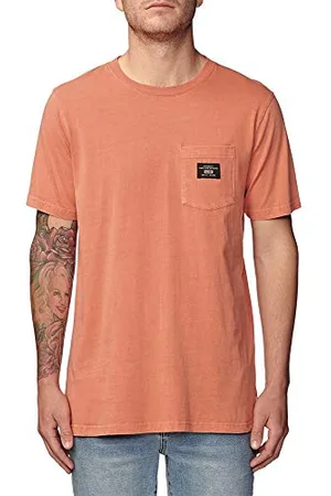 Globe Base Pocket Tee T-Shirt pour Homme, Washed Sunburnt, S