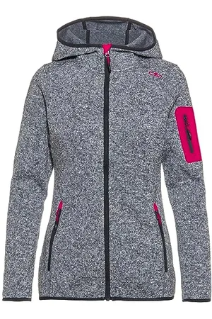 CMP Veste Knit-Tech pour femme avec capuche fixe, , XXS