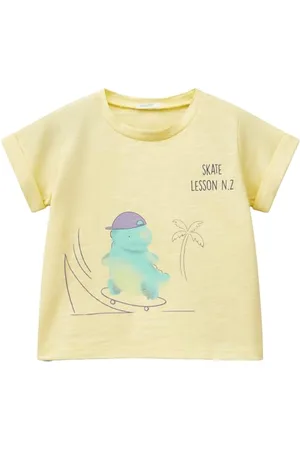 Benetton T- Shirt 3f93a1060, , 12 Mois Mixte bébé