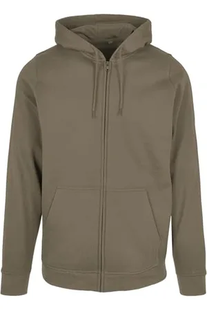 Build Your Brand Sweat à Capuche zippé Basique Sweatshirt, , M Homme