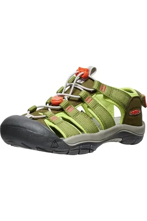 Keen Mixte Enfant Newport Boundless Sandales, Ibis écarlate Olive foncé, 9 UK