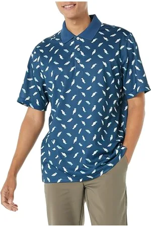 Amazon Polo de Golf à Séchage Rapide Coupe Régulière Homme, , M
