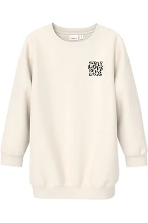 NAME IT NKFNOIKKE LS Long RLX Sweat BRU, Maillot de survêtement Fille,