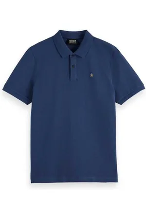 Scotch&Soda Seasonal Core-Cotton Pique Regular fit Polo, , L Hommes