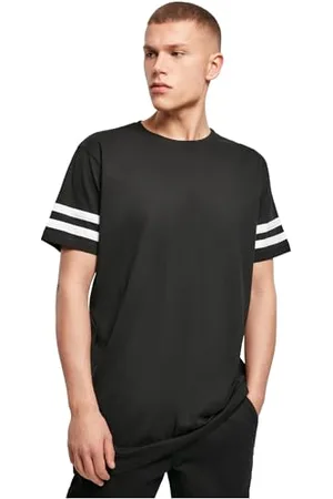 Build Your Brand Stripe Jersey Tee T-Shirt Homme, , L