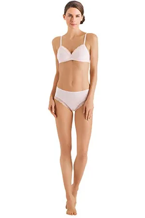 Hanro Cotton Lace Schalen Soft BH Soutien-Gorge sans Armatures Femme - - 85B (Taille Fabricant: 70B)
