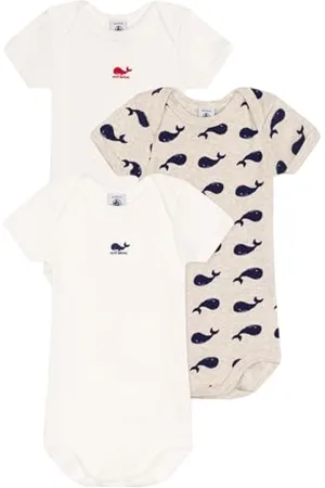 Petit Bateau A09YQ Body, , 3 Years (Lot de 3) Mixte bébé