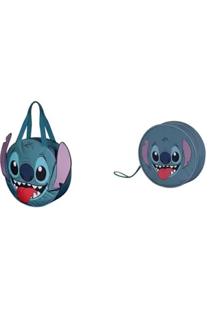 Disney Lilo et Stitch Face - Sac de Plage + Trousse de Toilette Jumbo
