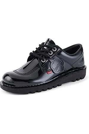 Kickers Kick Lo Patent - Chaussures à lacets - Femme - Noir verni(Patent Black) - 36 EU (3 UK)