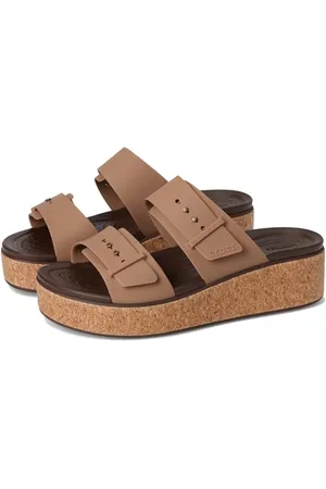 Crocs Brooklyn Cork Buckle Sandale Femme, , 42/43 EU