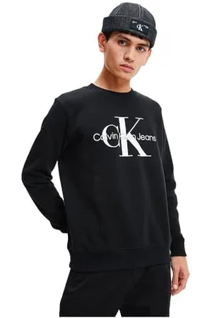 Calvin Klein Jeans Core Monologo Crewneck J30j320933 Homme Pulls, , S