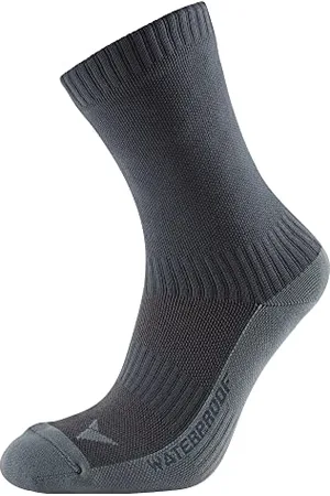 Altura Chaussettes hautes unisexes Performance Cushion Crew noires et blanches Star Chaussettes de sport