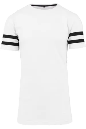 Build Your Brand Stripe Jersey Tee T-Shirt Homme, , XL