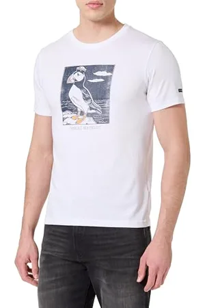 Armor.lux T- Shirt léger à Manches Courtes col Rond Homme