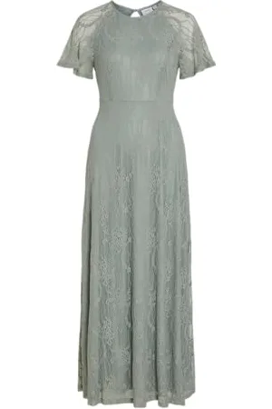 VILA Lace Dress Vifemma S/S Robe en Dentelle-Noos/DC, , XL Femmes