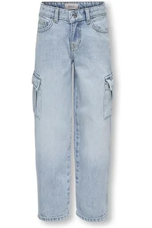 ONLY KIDS Wide Carrot Kogharmony Large Azg Noos Cargo, , 10 Ans Femmes