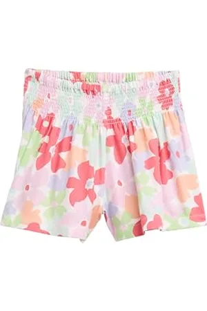 TOM TAILOR 1046252 Bermuda, 37776-Grand imprimé Floral Multicolore, 92-98 Fille