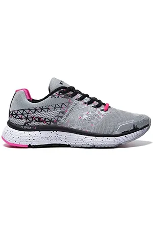 kelme Mixte Zapatillas Running Cushion Barcelona Sneakers Basses, Plateado, 35 EU