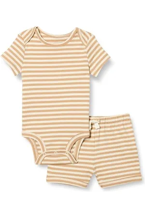 Amazon Ensemble de body et de short Mixte Bébé, , 18 mois