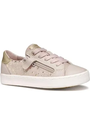 Geox J Kilwi Girl A Basket, Lt Rose/Platinum, 41 EU