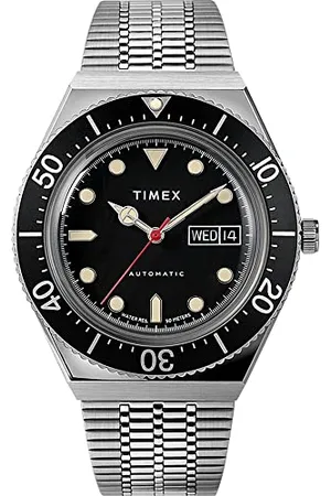 Timex Montre Homme Automatique M79 Automatic avec Un Bracelet en Acier Inoxydable