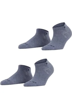 Burlington Everyday Sneaker Multipack W Sn coton unies lot de 2 paires, Chaussettes basses Femme, , 36-41