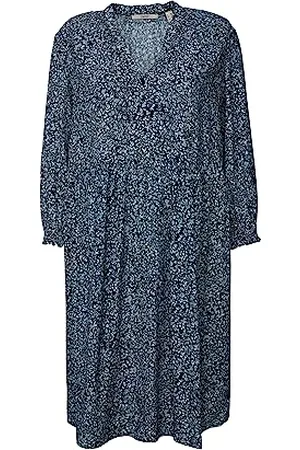 ESPRIT 053ee1e307 Robe, 401/Navy 2, 42 Femme
